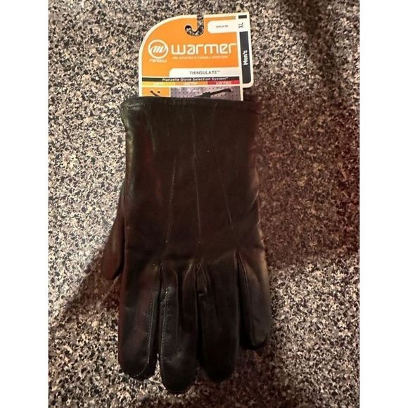 MANZELLA Insulated Leather Glove DRLU-10 Genuine Leather 3M Insulation 40g New - Picture 7 of 10